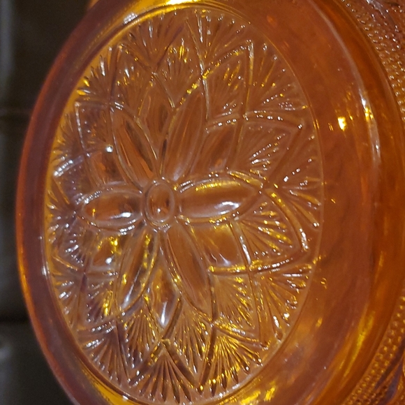Tiara amber serving bowl - Picture 6 of 7